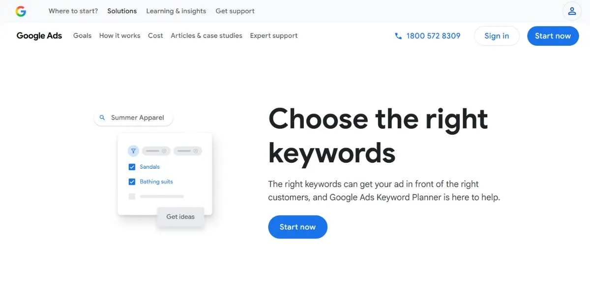 keyword planner - best ahrefs alternatives