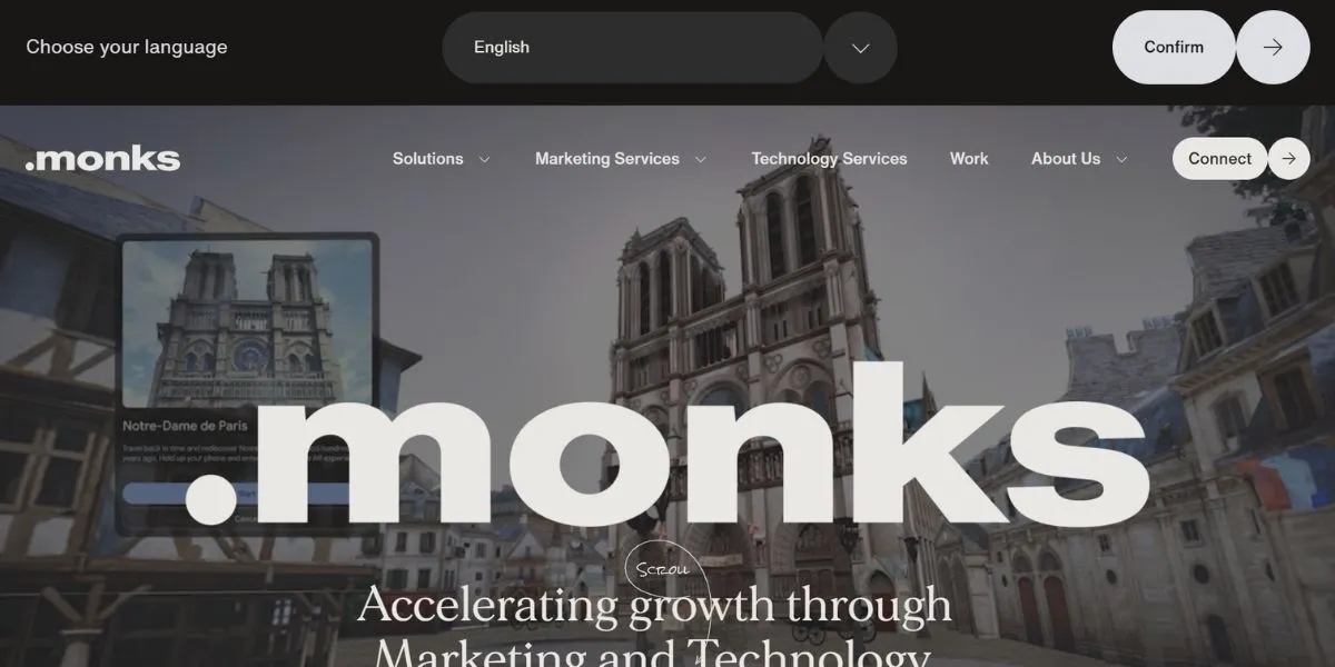 monk - startup digital marketing agencies in the USA
