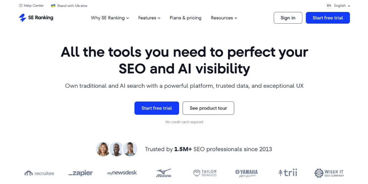 se ranking - best ahrefs alternatives