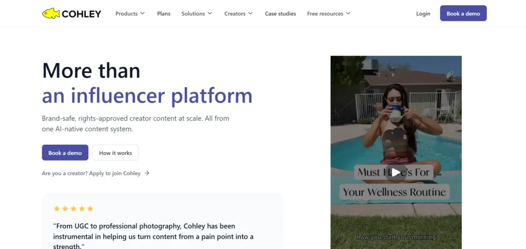 Cohley - UGC Video Platforms for Digital Marketer