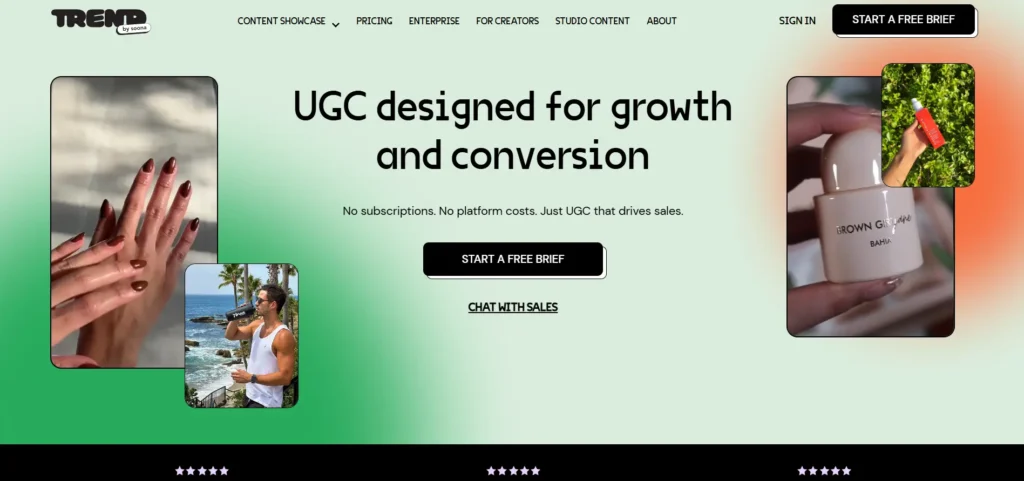 Trend.io - UGC Video Platforms for Digital Marketer